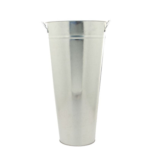 Galvanised Vase With Ears 55cm