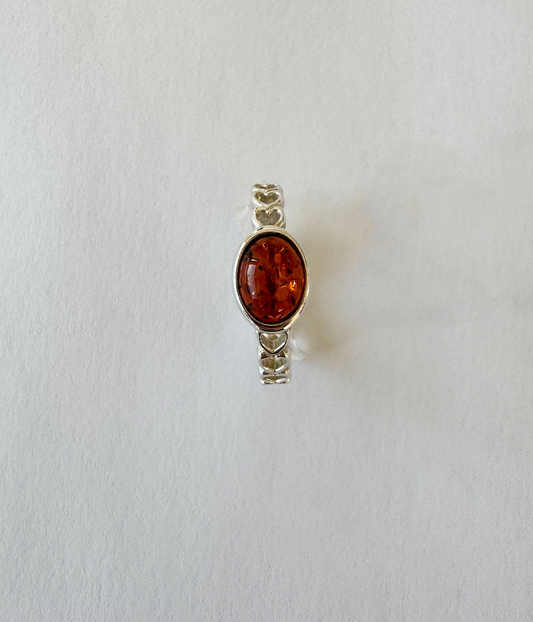 Subtle Heart Circle Ring