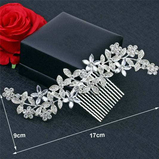Bridal Jewellery Wedding Hair Clip With Drill