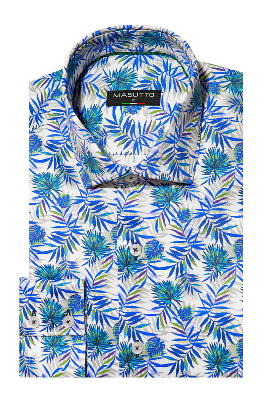 MASUTTO BELLAGIO/05 LONG SLEEVE BUTTON DOWN SHIRT