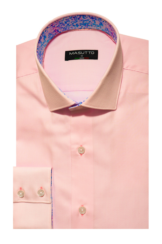 MASUTTO CAPRI/52 LONG SLEEVE BUTTON DOWN SHIRT