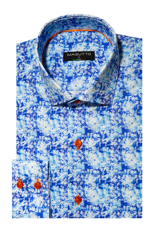 MASUTTO MANUEL/02 LONG SLEEVE BUTTON DOWN SHIRT