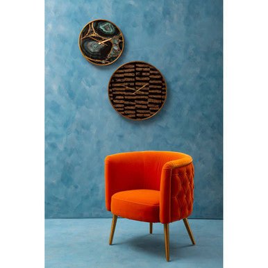 60cm Dia Wall Clock | Celina | Luxury Home Accessories | Heulog Glow