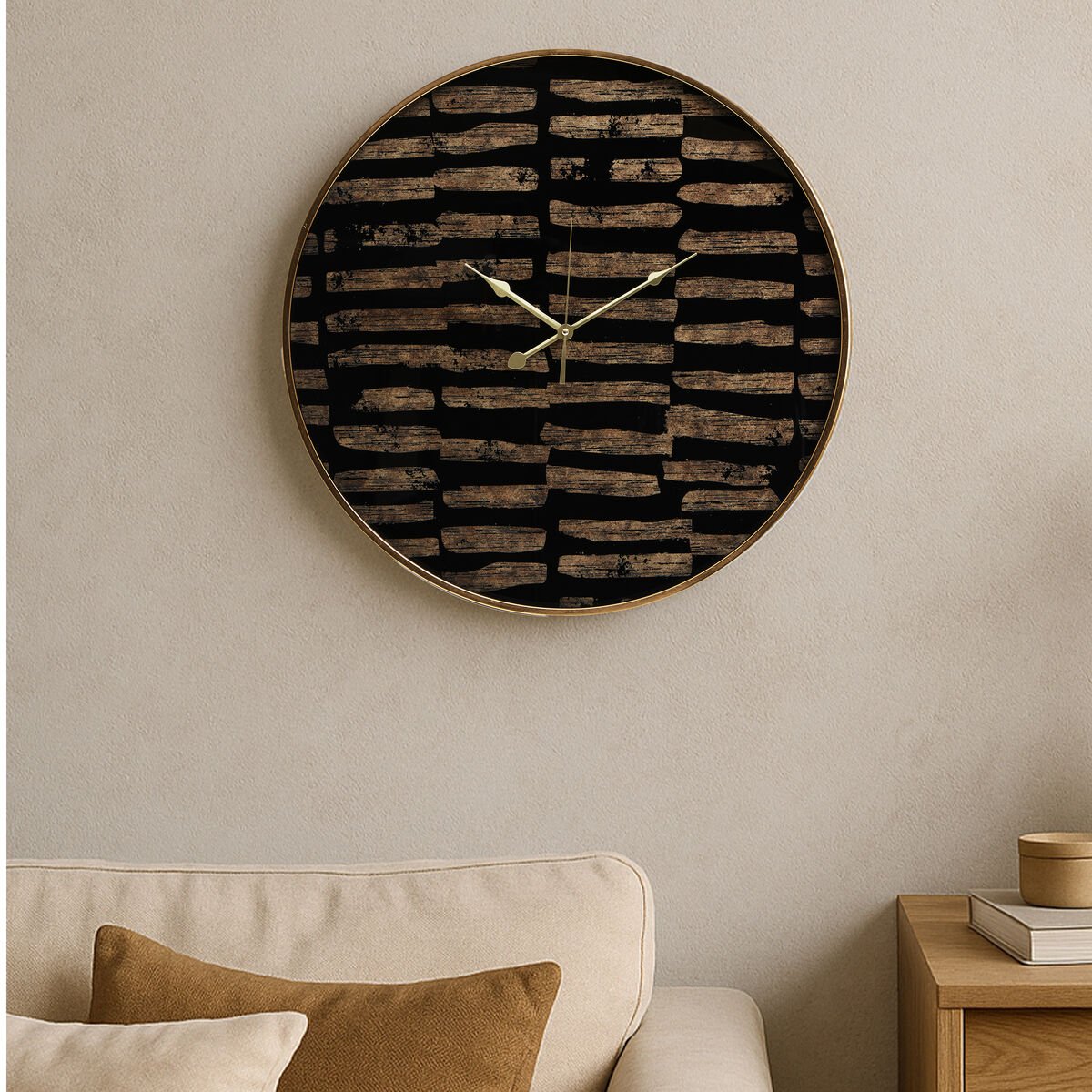 60cm Dia Wall Clock | Celina | Luxury Home Accessories | Heulog Glow