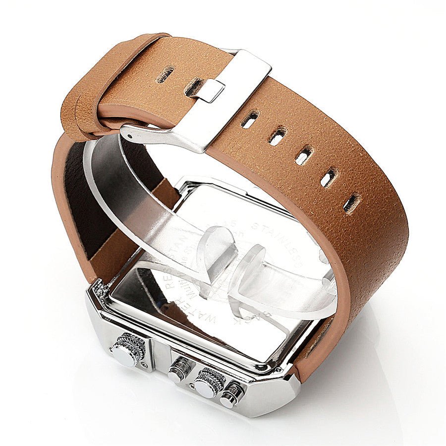 611 date 8145 countdown waterproof backlight luminous double display electronic watch | Luxury Home Accessories | Heulog Glow