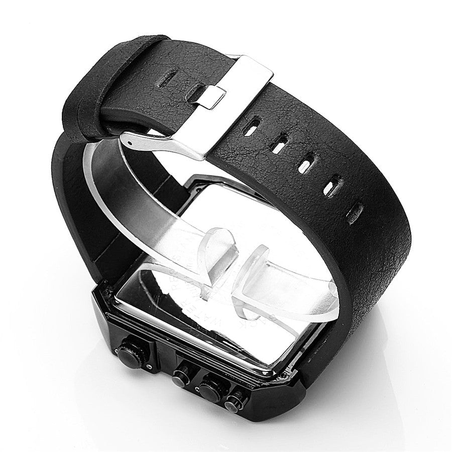 611 date 8145 countdown waterproof backlight luminous double display electronic watch | Luxury Home Accessories | Heulog Glow