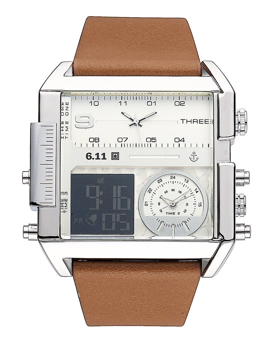 611 date 8145 countdown waterproof backlight luminous double display electronic watch | Luxury Home Accessories | Heulog Glow