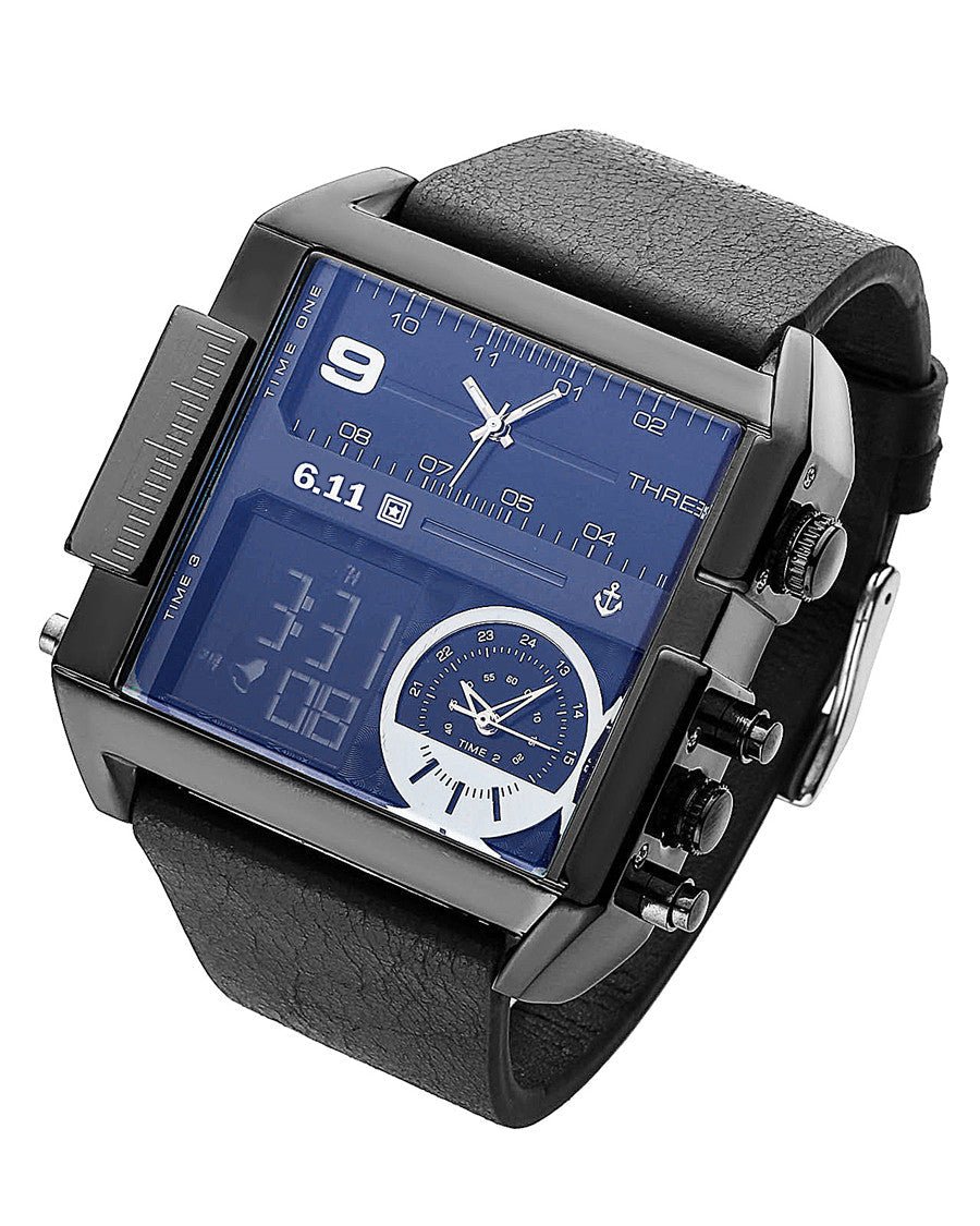 611 date 8145 countdown waterproof backlight luminous double display electronic watch | Luxury Home Accessories | Heulog Glow