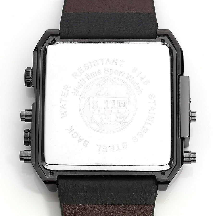 611 date 8145 countdown waterproof backlight luminous double display electronic watch | Luxury Home Accessories | Heulog Glow