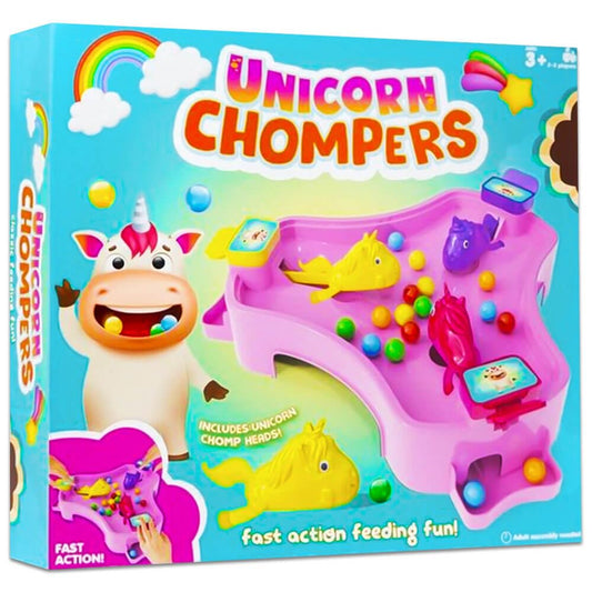 Grafix Unicorn Chompers Fast Action Feeding Fun! Classic Family Board Games