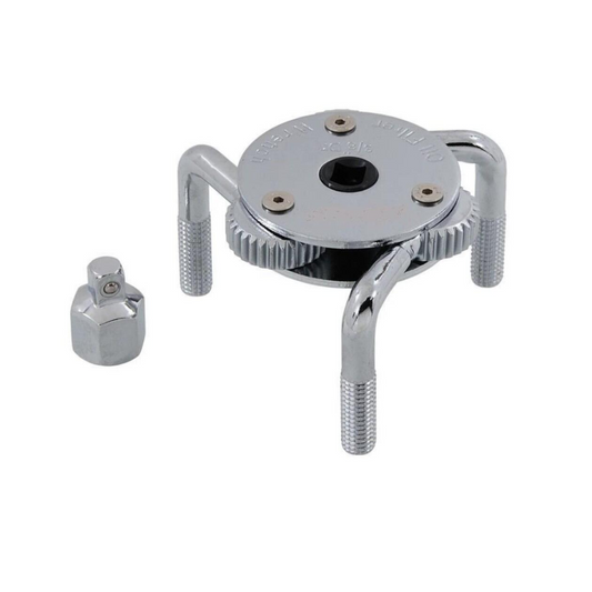3/8 Dr 65-130mm Oil Filter Wrench - 3-Leg Universal Tool