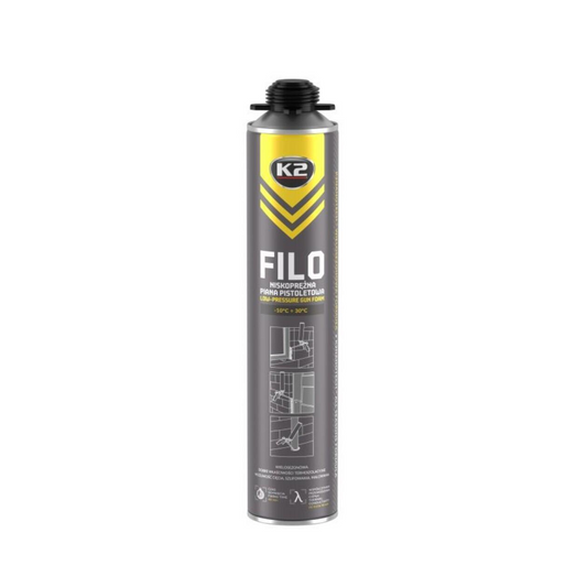 K2 Pistol Mounting Foam 750ml - Low-Pressure Multi-Season Assembly Foam