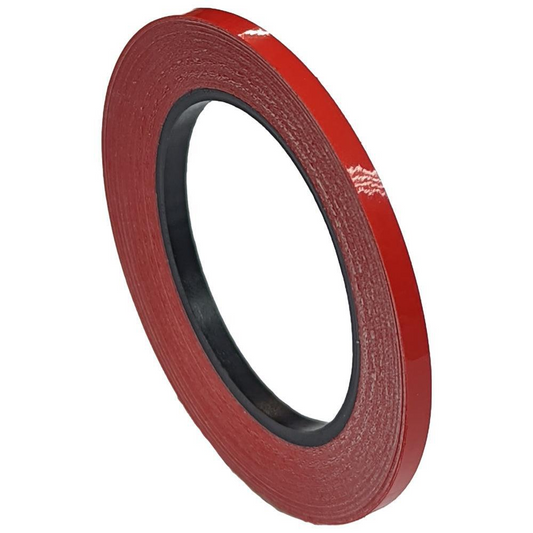 Red Vinyl Pin Stripe Tape - 3mm x 10m - Bold Accent for Vehicles