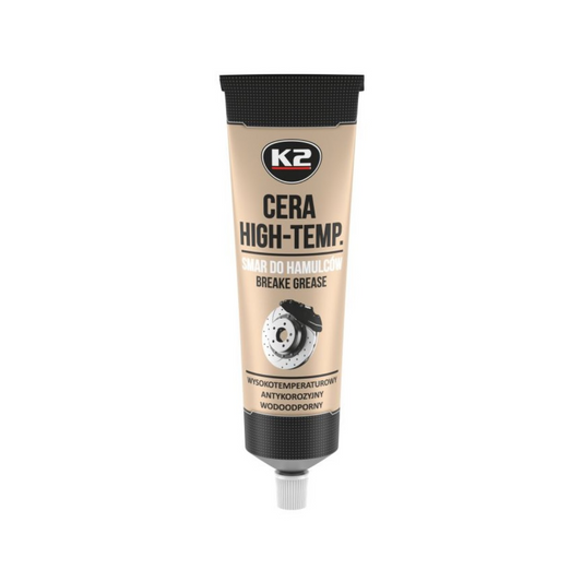K2 CERA High-Temp Brake Grease - Professional Anti-Squeal Synthetic Lubricant, 100ml