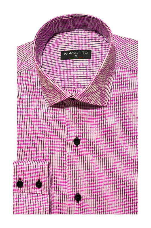 MASUTTO HENRY/06 LONG SLEEVE BUTTON DOWN SHIRT
