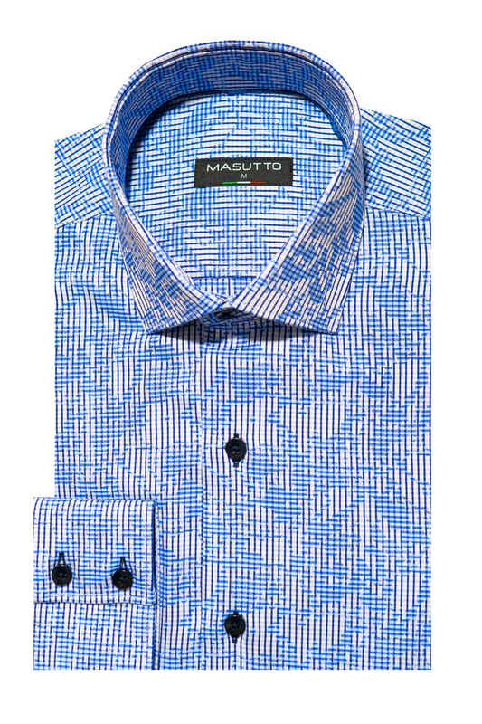 MASUTTO HENRY/02 LONG SLEEVE BUTTON DOWN SHIRT