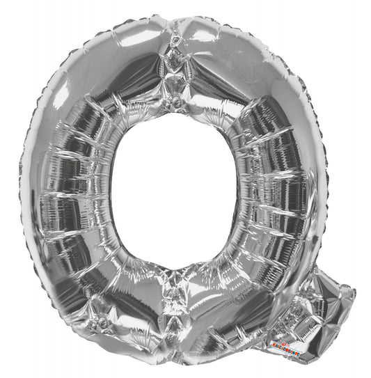 34"  Letter Balloon - Q - Silver
