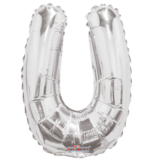 34"  Letter Balloon - U - Silver