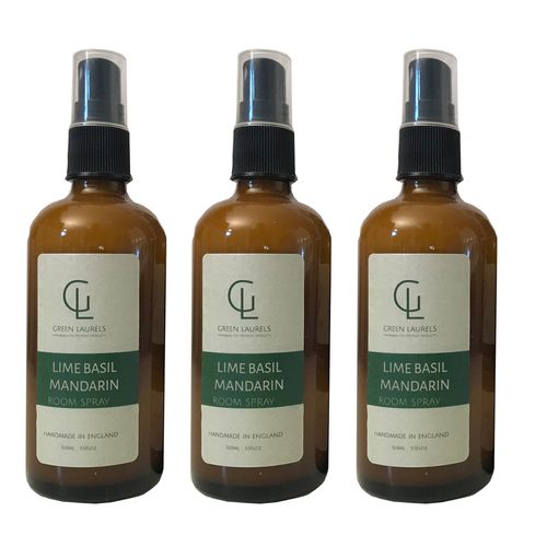 Aqueous Room Spray 100ml in Amber Glass Bottle