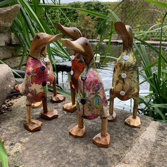 18CM DECOUPAGE DUCK