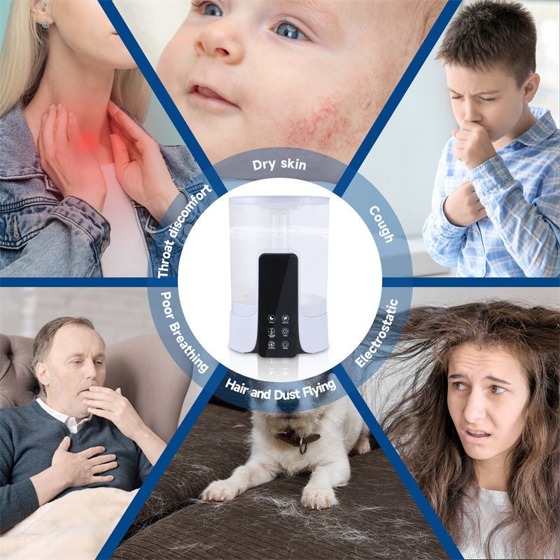 6L Large-capacity Humidifier Intelligent Timed Heating Spray UV Sterilization Intelligent Remote Control | Luxury Home Accessories | Heulog Glow