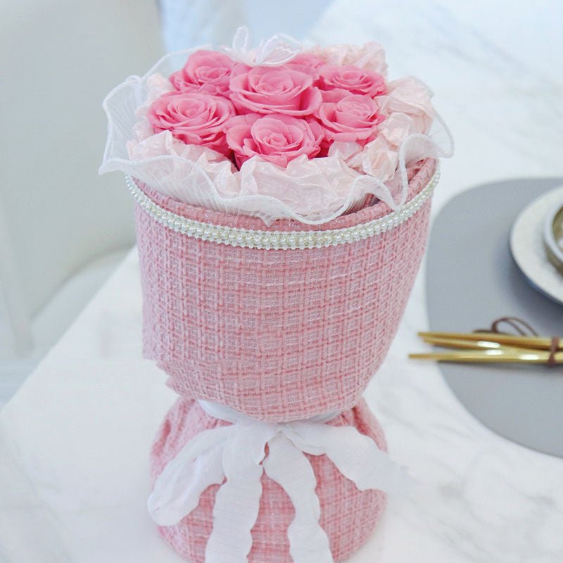 7 Roses Bouquet Valentine's Day Christmas Mother's Day Gift | Luxury Home Accessories | Heulog Glow