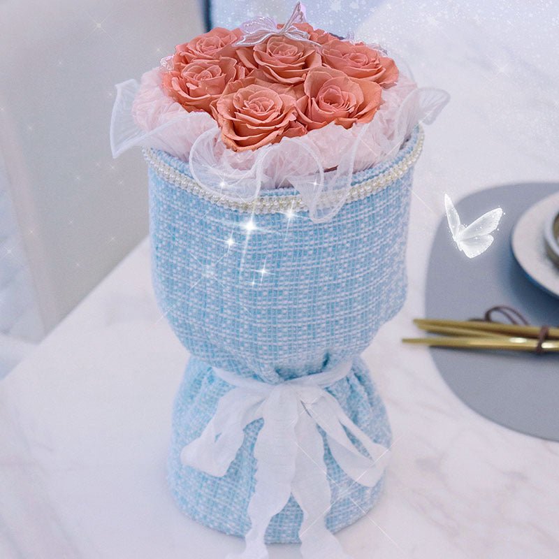 7 Roses Bouquet Valentine's Day Christmas Mother's Day Gift | Luxury Home Accessories | Heulog Glow
