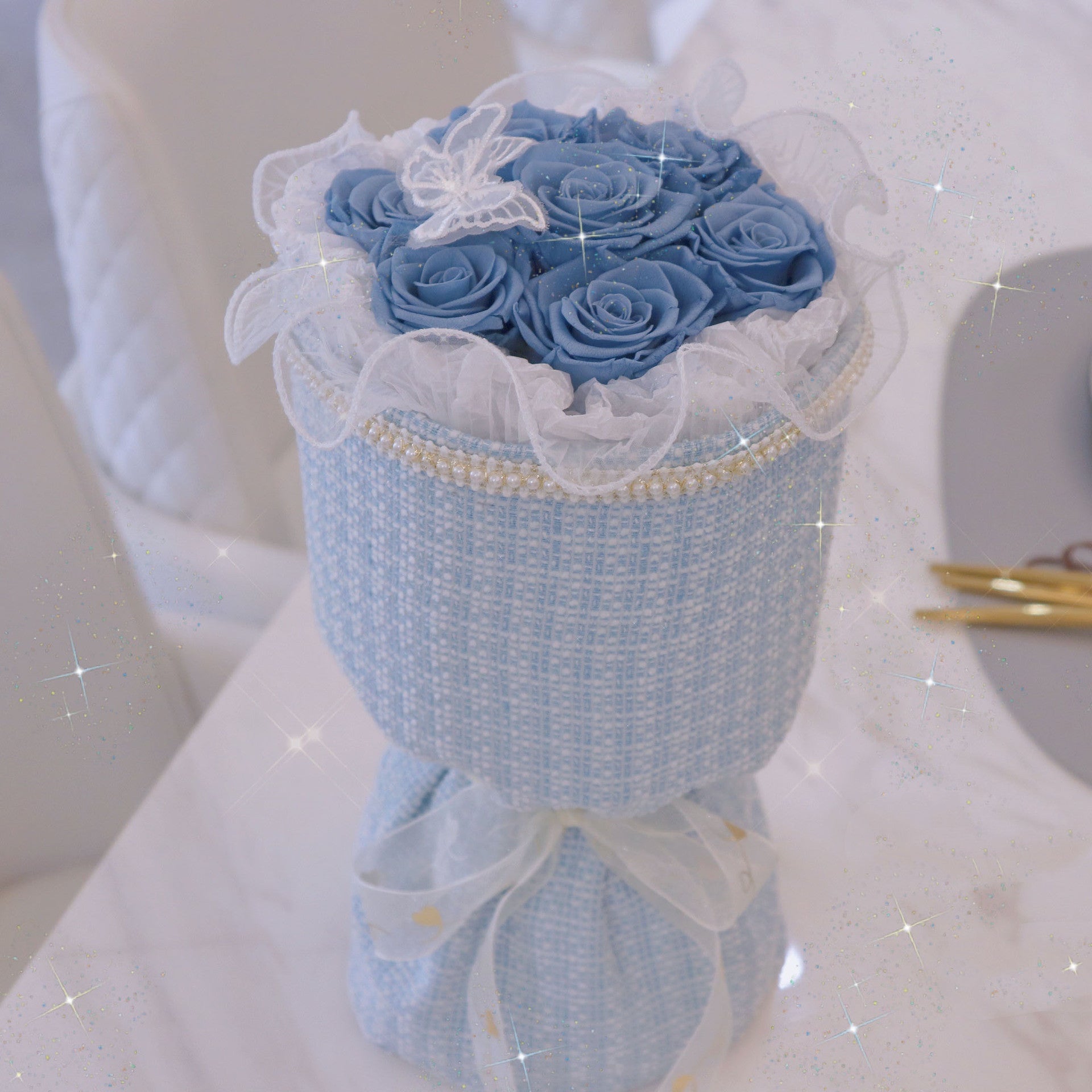 7 Roses Bouquet Valentine's Day Christmas Mother's Day Gift | Luxury Home Accessories | Heulog Glow
