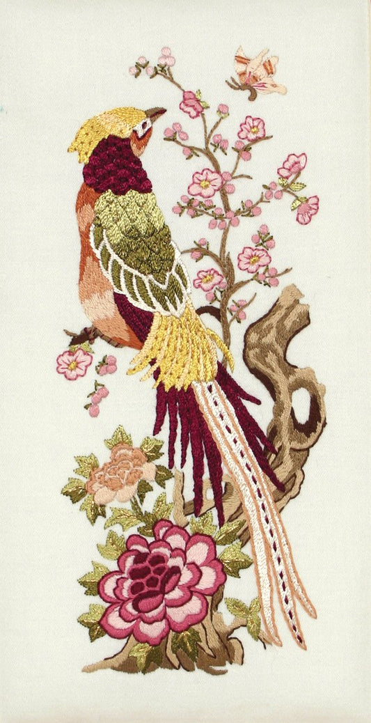 Anchor Embroidery Kit: Vintage Peony, Multi-Colour, 13 x 27cm