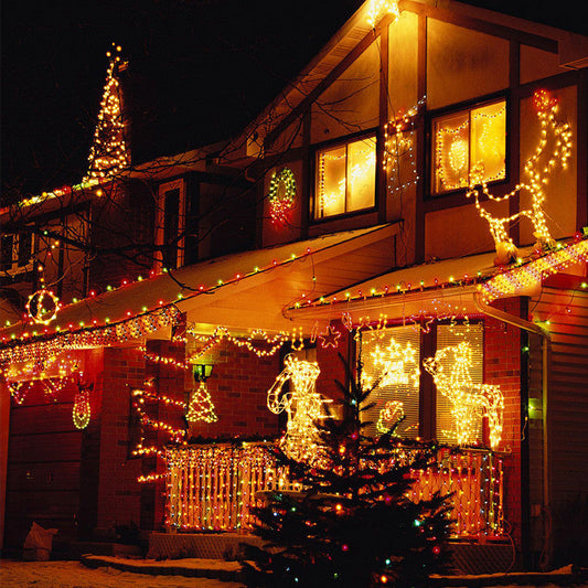 Christmas Decoration Lights Decorating The House