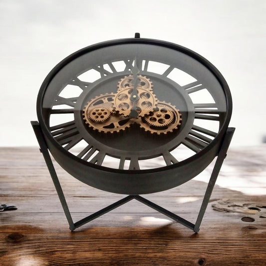 49CM GEAR CLOCK TABLE 49*49*55cm