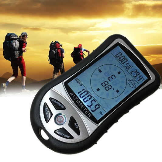 8-in-1 Handheld Digital Altimeter | Barometer, Compass, Thermometer & Weather Forecast | Outdoor Hiking & Fishing Tool | Michan Direct | Luxury Home Accessories | Heulog Glow