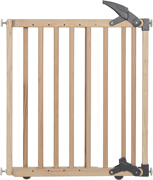 Clippasafe Extendable Wooden Screw Fit Stair Gate or Pressure Fit Safety Barrier (68cm-102cm) | Barrier Only when Pressure Fitted
