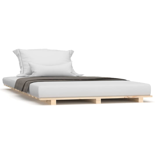 Bed Frame Without Mattress Solid Wood Pine