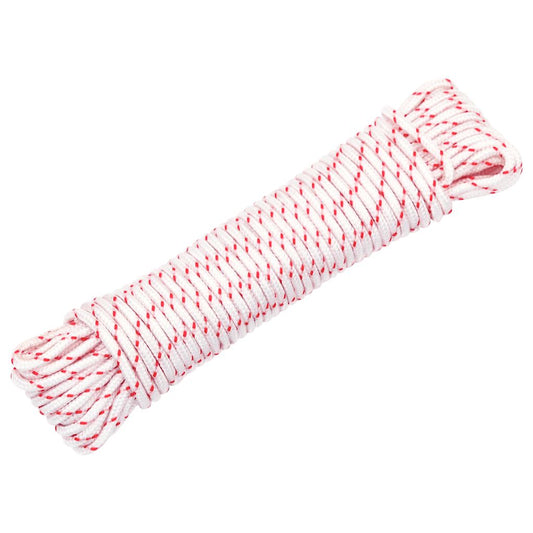 Pull Starter Cord White And Red Ø 10 M Nylon