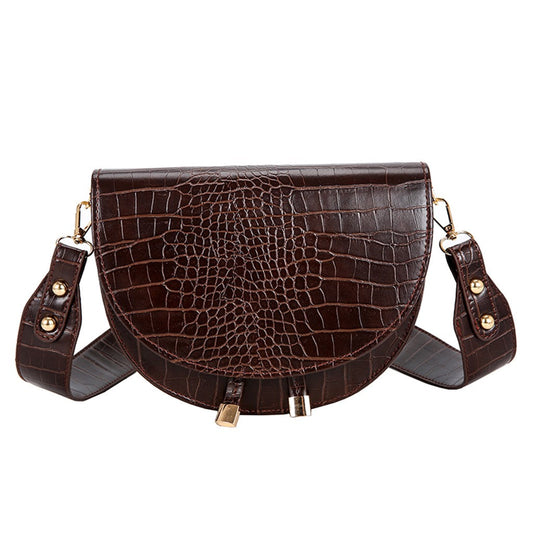 Fashionable wild round bag