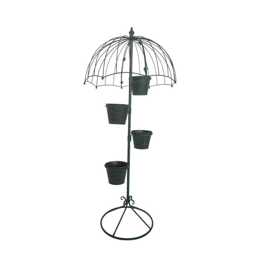 130CM GREEN METAL GARDEN PLANTER