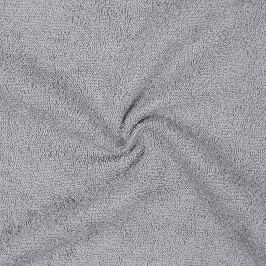 Face Towels for Bathroom, 100% Cotton Extra Absorbent Washcloth, Fast Drying - Salon Towel - 12-Pack, Grey (30 X 30 Cm)