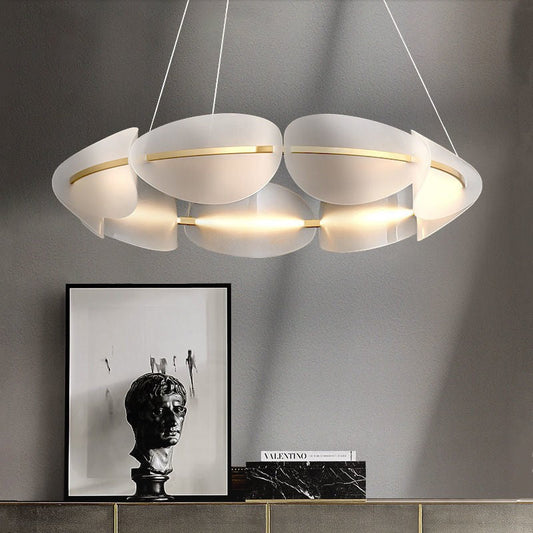 Living Room Chandelier Dining Room And Study Room Ring Lamp
