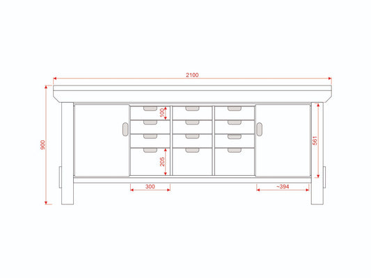 Acorn Heavy-duty Cupboard Workbench (V.6)