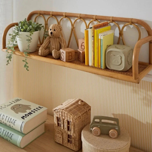 CuddleCo Aria Rattan Shelf - Small