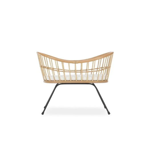 CuddleCo Aria Wave Crib - Rattan