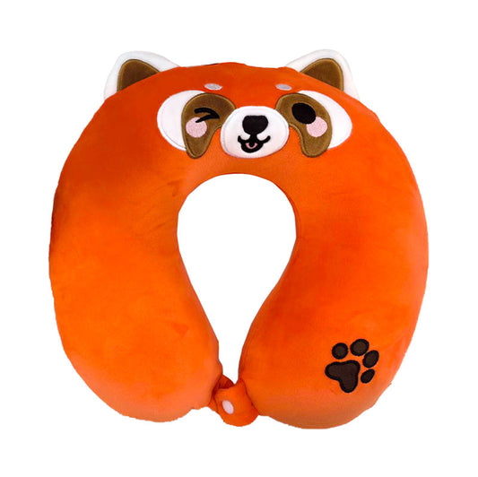 Relaxeazzz Ru the Red Panda Adoramals Plush Memory Foam Travel Pillow