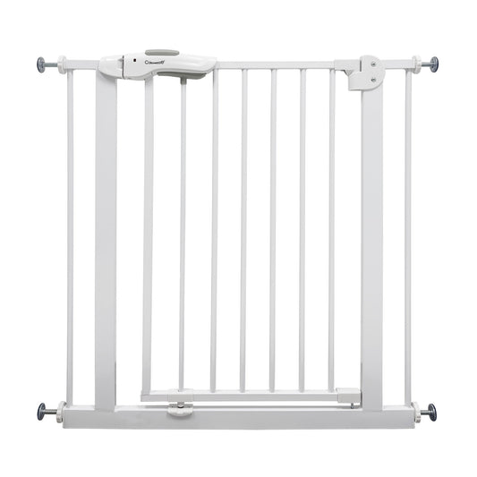 Callowesse Shiba Easy Close Baby & Toddler Pressure Fit Door & Stair Safety Gate | 75-85cm x H78cm - White