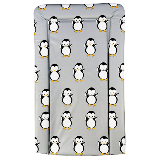 Callowesse Soft Foam Baby Changing Mat - Grey Penguin