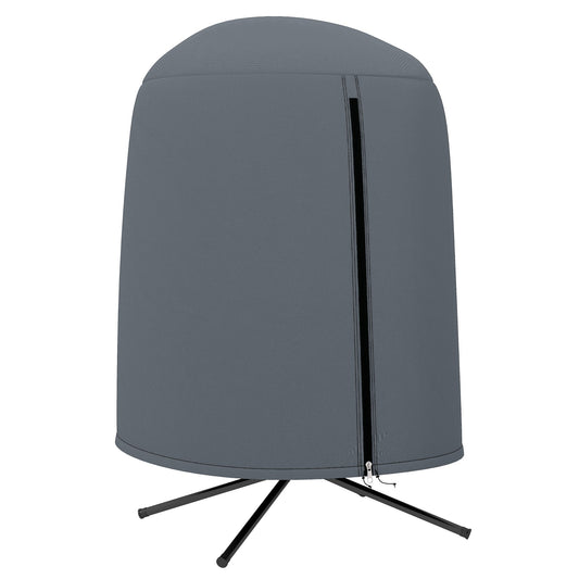 Outsunny Hanging Egg Chair Cover Garden Swing Chair Cover Waterproof, Grey