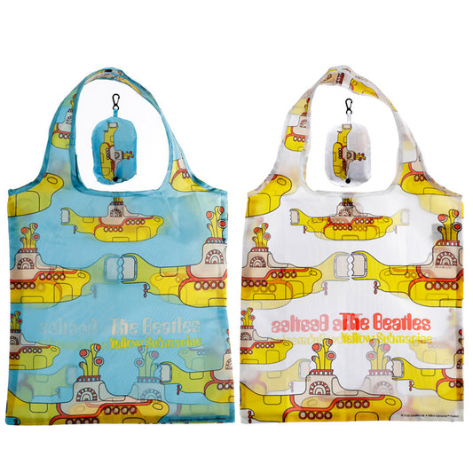 Foldable Reusable Shopping Bag The Beatles Yellow Submarine