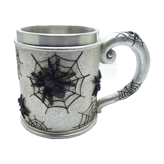 Decorative Spider Web Tankard