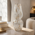 34 cm White Mottle Vase