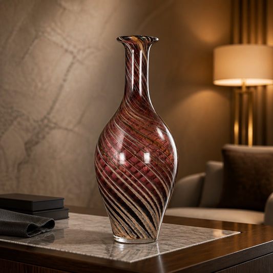 37cm Purple Skittle Vase